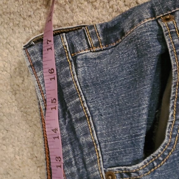 Levi Strauss Stretch Low Rise Bootcut Jeans 12  med. Misses - Picture 7 of 9
